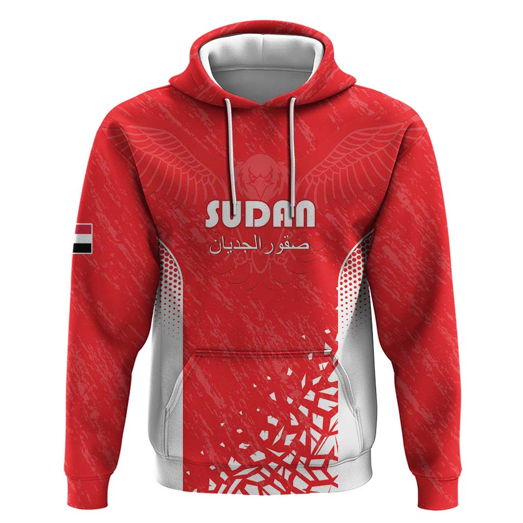 Custom Sudan Football Hoodie Come On Falcons of Jediane LT15