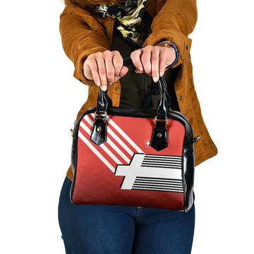 Switzerland Coat of Arms Shoulder Handbag Swiss Greek cross LT17