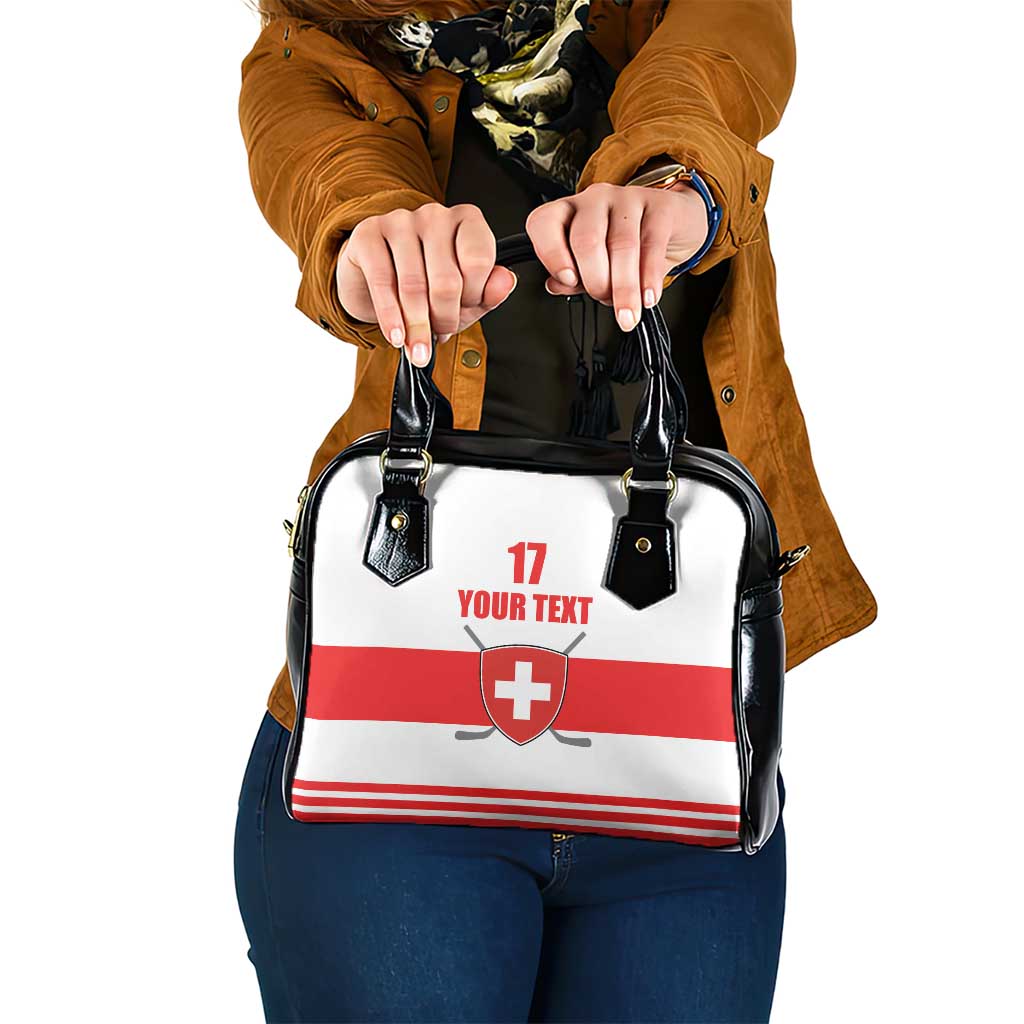 Custom Switzerland Ice Hockey Shoulder Handbag Come on La Nati LT17