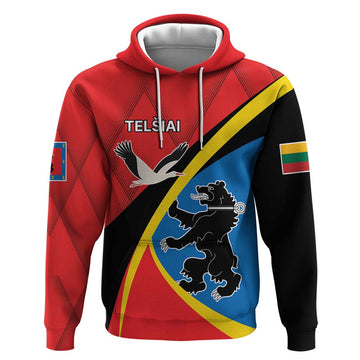 Lithuania Telsiai County Hoodie Telsiu Apskritis LT17