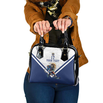 Custom Finland Ice Hockey Lion Mascot Shoulder Handbag Sporty Style Come on Leijonat LT17
