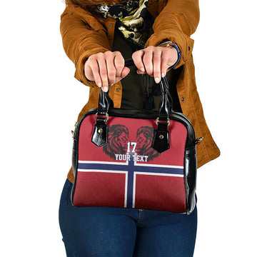 Custom Norway Football Shoulder Handbag Lion Sporty Style LT17