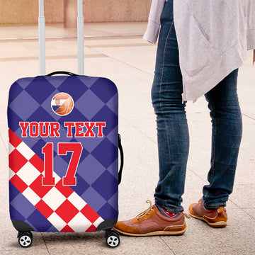 Custom Croatia Basketball Luggage Cover Sporty Style LT17