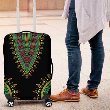 Liberia Coat of Arms Luggage Cover African Dashiki Style LT17