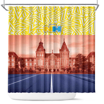 Netherlands North Holland Province Shower Curtain Flag Style LT17