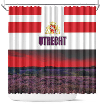 Netherlands Utrecht Province Shower Curtain Flag Style LT17
