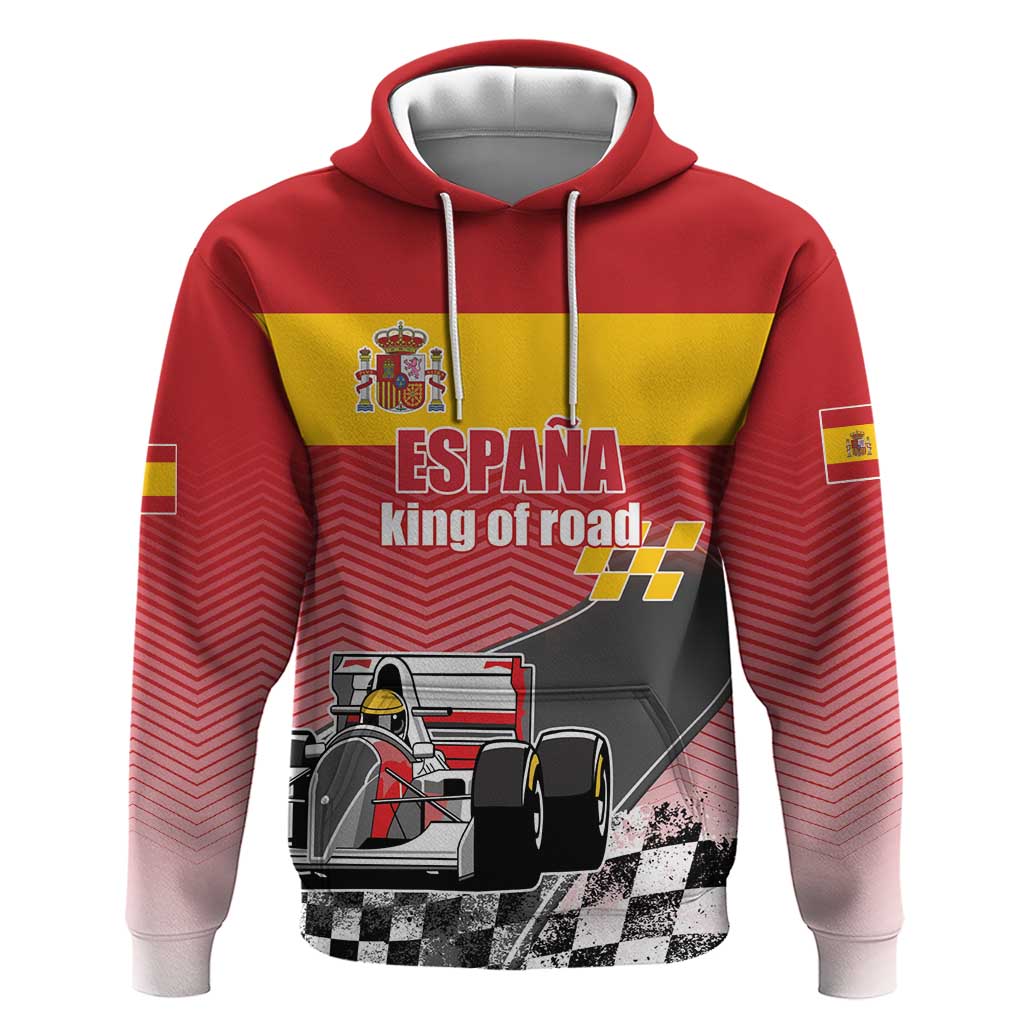 Custom Spain Formula One Hoodie Motorsport with Flag F1 World Championship LT17