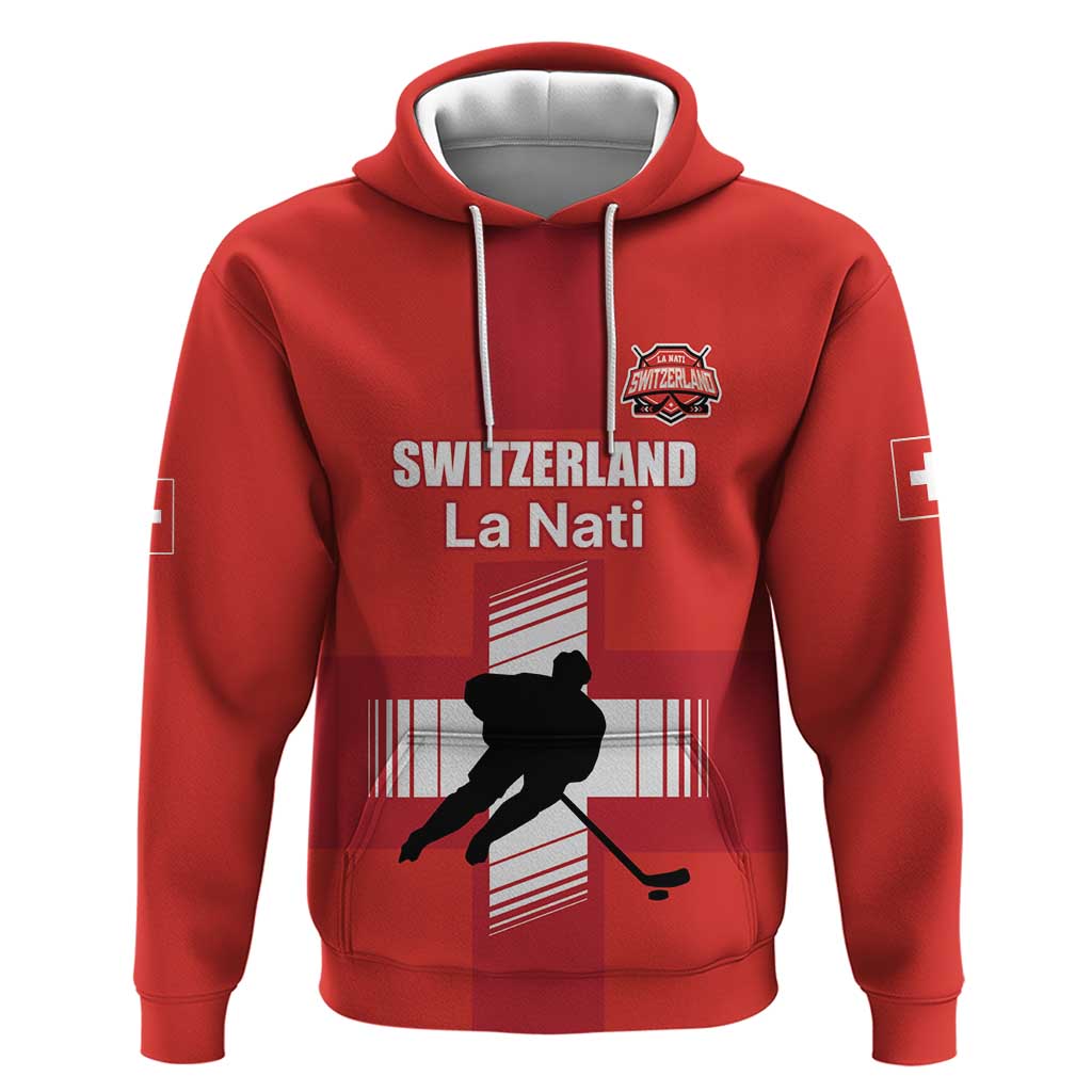 Custom Switzerland Ice Hockey Hoodie La Nati Go Champions LT17