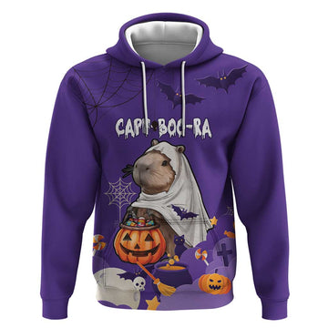 Capy-Boo-Ra Halloween Hoodie Bats And Pumpkins Funny Style LT18