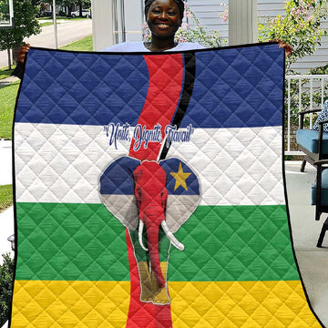 Central African Republic Republic Day 1958 Quilt Zo Kwe Zo - Flag Style LT18