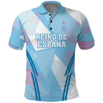 Custom Spain Football Polo Shirt Simple Style LT18