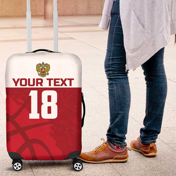 Russia Basketball Custom Luggage Cover Go Champion LT18