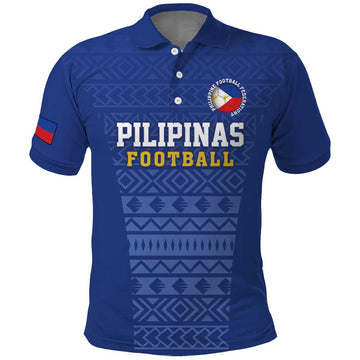 Custom Philippines Football Polo Shirt Pambansang koponan ng futbol ng Pilipinas LT18