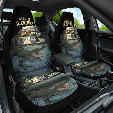 Everglades Alligator Alcatraz Florida Car Seat Cover LT18