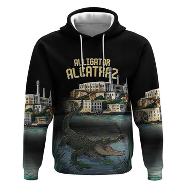 Everglades Alligator Alcatraz Florida Hoodie LT18