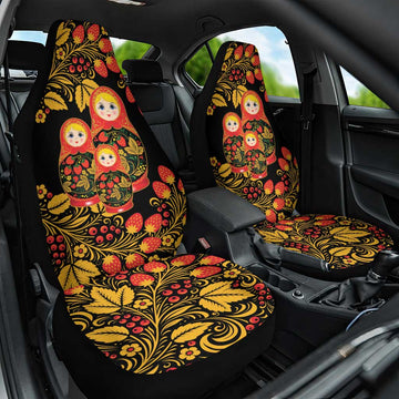 Russian Matryoshka Doll Car Seat Cover Khokhloma Patterns LT18