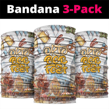 German Oktoberfest Beer Neck Gaiter Heritage Beer Riesenrad Joy LT18