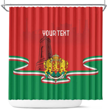 Personalized Bulgaria Liberation Day Shower Curtain Shipka Monument Unity Makes Strength LT18