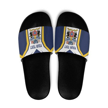 Personalized Azores Portugal Slide Sandals Sporty Style LT18