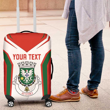 Personalized Aveiro Portugal Luggage Cover Sporty Style LT18
