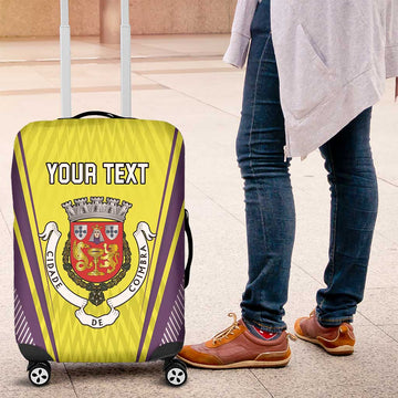 Personalized Coimbra Portugal Luggage Cover Sporty Style LT18