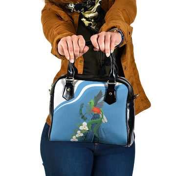 Guatemala Independence Day Shoulder Handbag Guatemalan Quetzal Libre Crezca Fecundo LT18