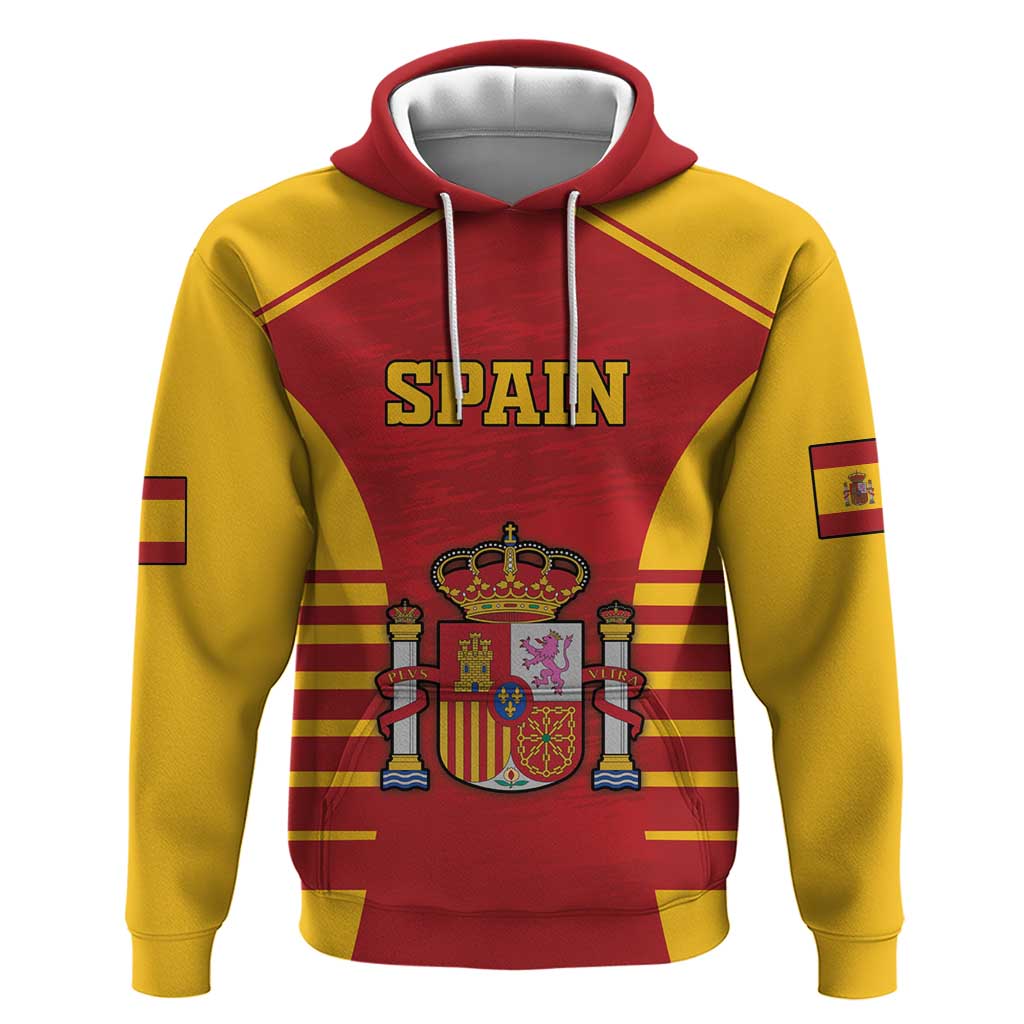 Custom Spain Coat Of Arms Hoodie Sport Style LT18