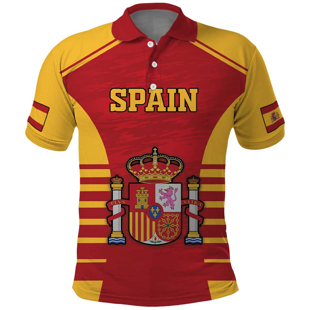 Custom Spain Coat Of Arms Polo Shirt Sport Style LT18