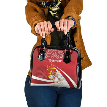 Personalized Norway Constitution Day Shoulder Handbag Norwegian Lion Pyramidal Saxifrage LT18