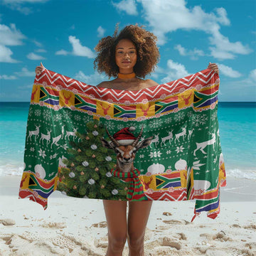 South Africa Springbok Sarong Christmas Tree - Lightning Art LT18