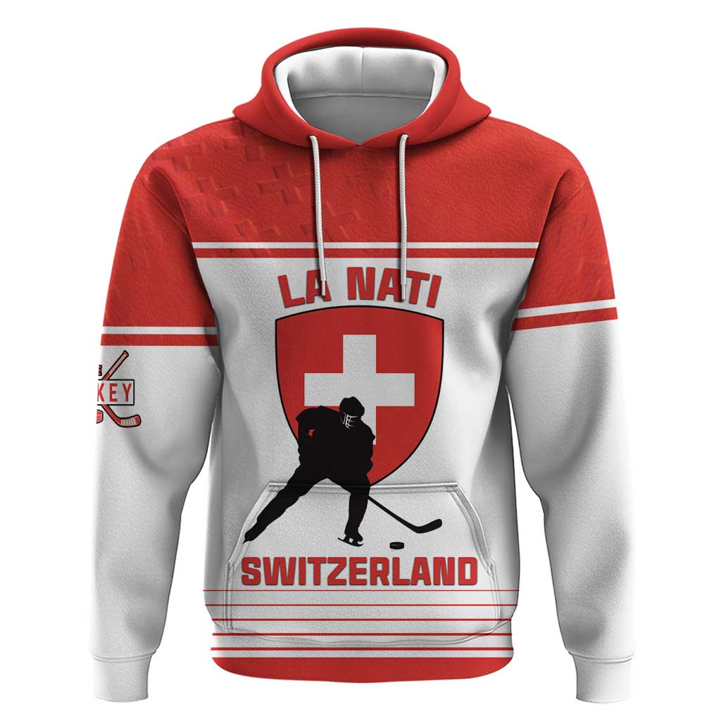 Custom Switzerland Hockey Hoodie Come On La Nati LT18
