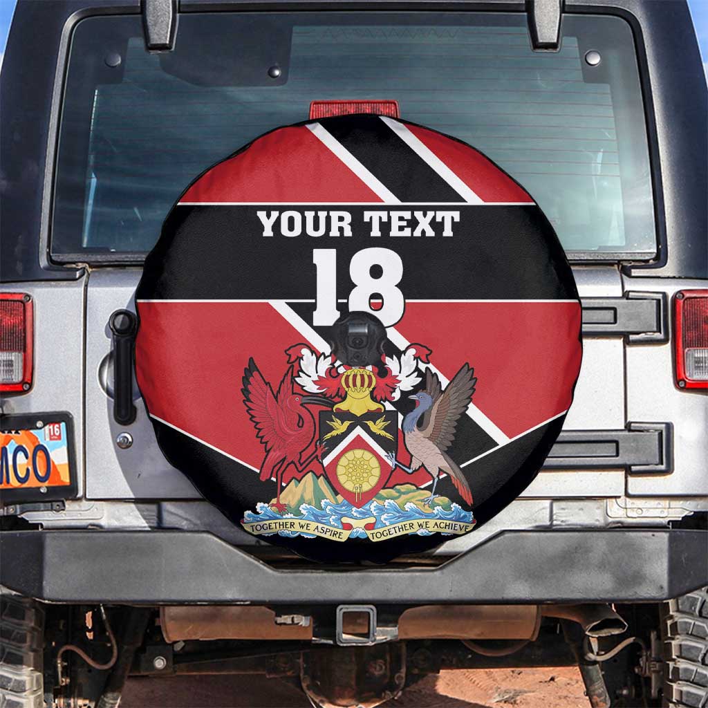 Custom Trinidad and Tobago Spare Tire Cover Together We Aspire Together We Achieve LT18