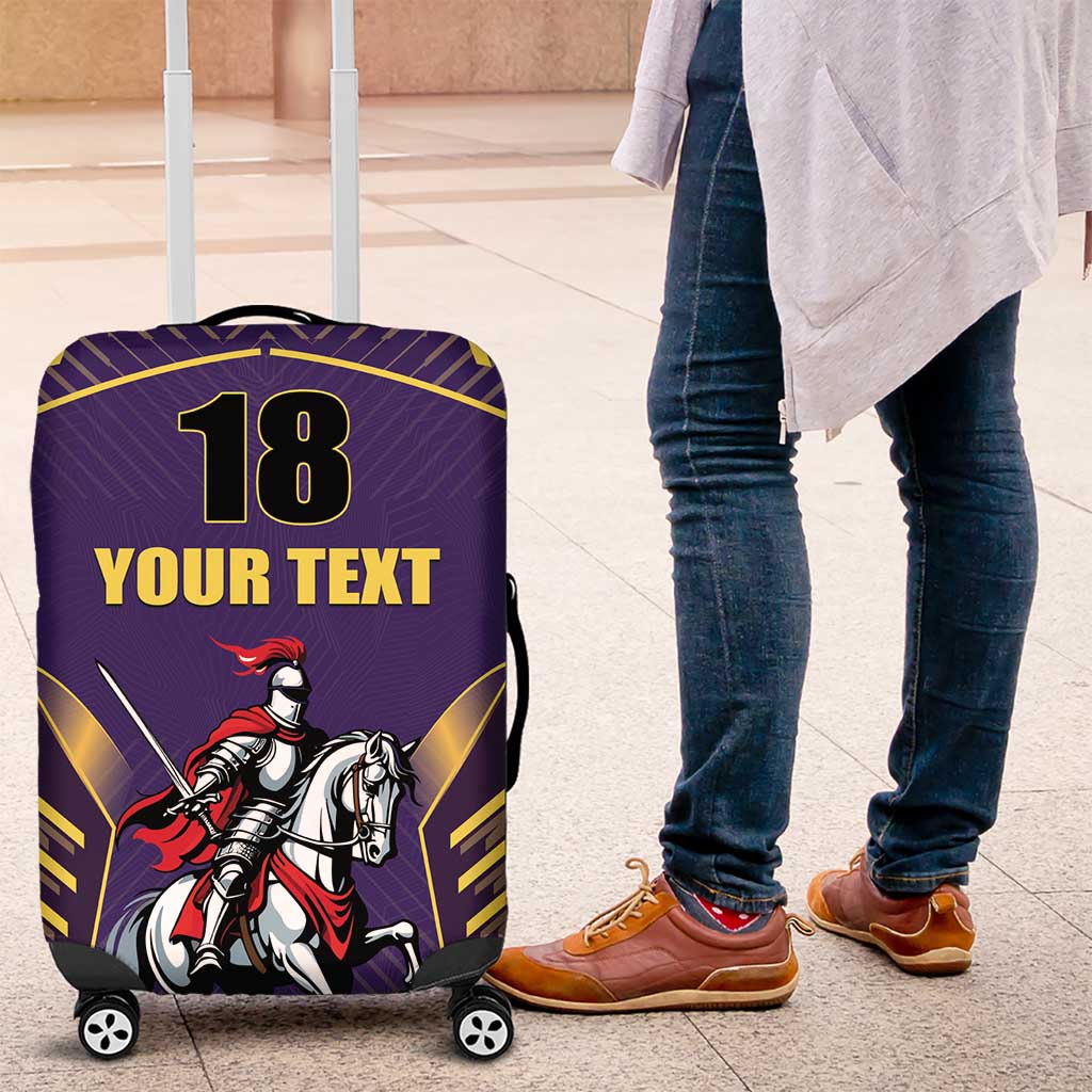 Custom Trinidad and Tobago Cricket Luggage Cover Go Champion Knight Riders LT18