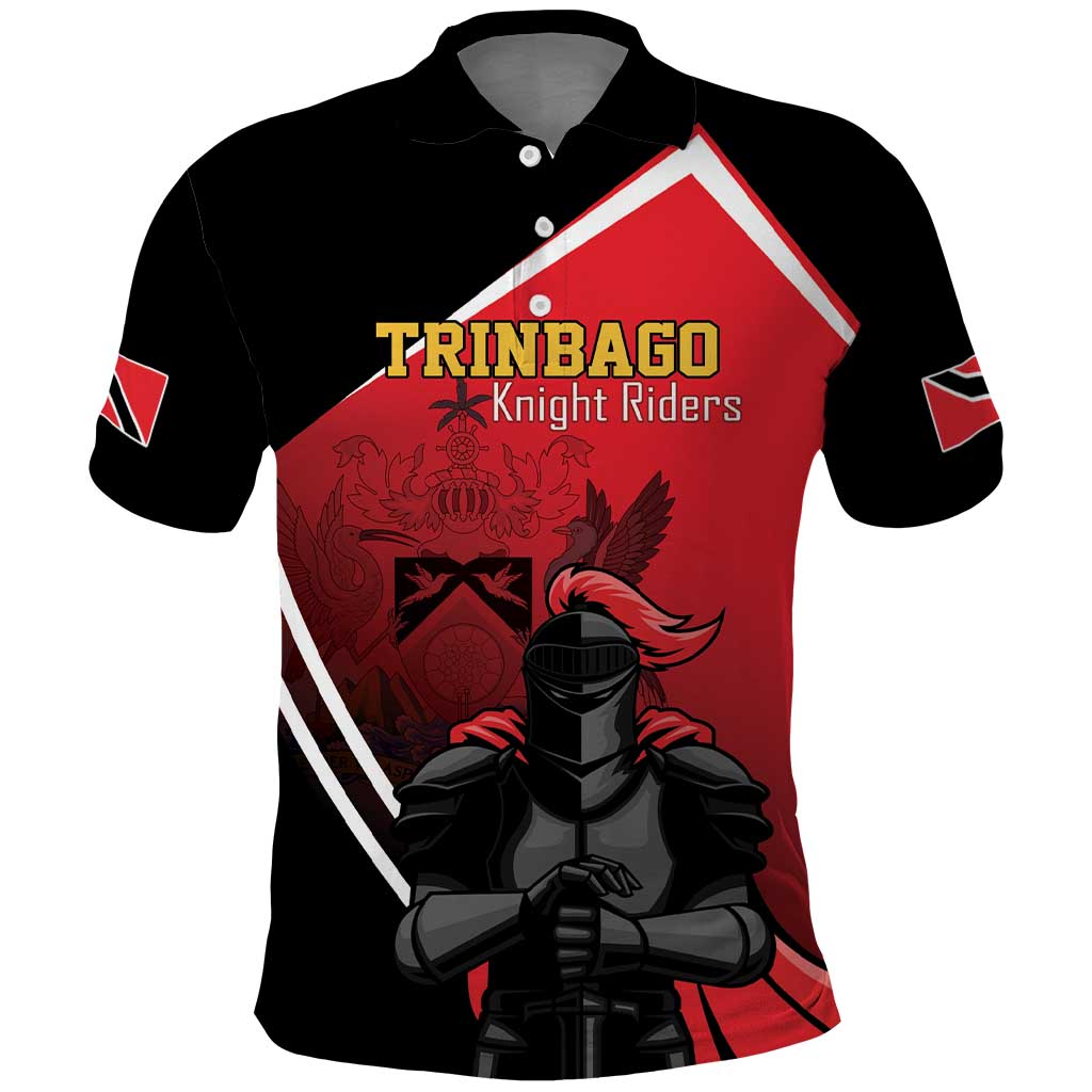 Custom Trinidad and Tobago Cricket Knight Riders Polo Shirt Go Champion LT18