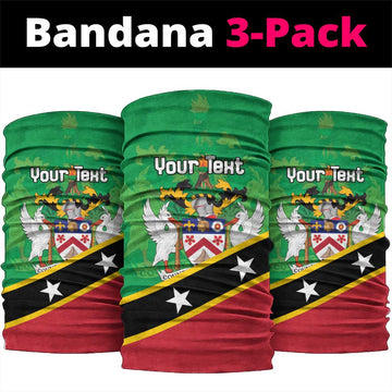Personalized Saint Kitts And Nevis Neck Gaiter Country Above Self LT18