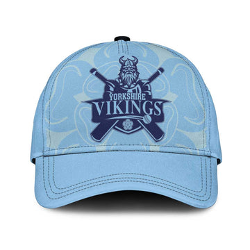 Yorkshire Viking Spirit Classic Cap White Rose of York Blue Version LT18