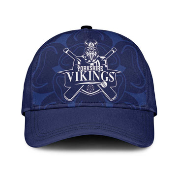 Yorkshire Viking Spirit Classic Cap White Rose of York Navy Version LT18