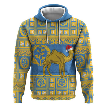 Personalized Eritrea Christmas Hoodie Ruhus Beal Lidet - National Emblem LT18
