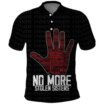 MMIW Awareness Day Polo Shirt No More Stolen Sisters LT18