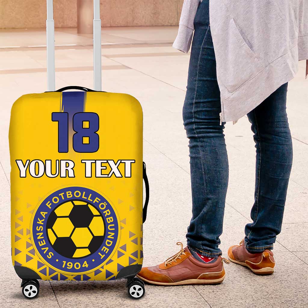 Custom Sweden Football Luggage Cover Sveriges herrlandslag i fotboll LT18