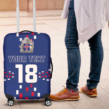 Custom Iceland Football Luggage Cover Go Champion LT18