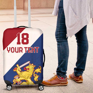 Custom Netherlands Football Luggage Cover Come On Holland LT18