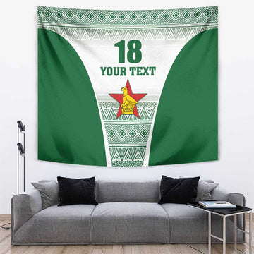 Custom Zimbabwe Sables Rugby Tapestry African Patterns LT18