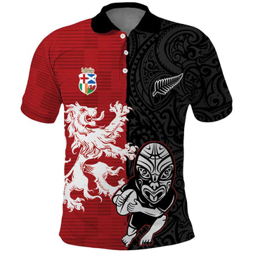 Custom British Lions New Zealand Polo Shirt Unique Style LT18
