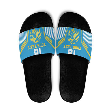 Custom Saint Lucia Kings Cricket Slide Sandals Beinspired Go Champion LT18