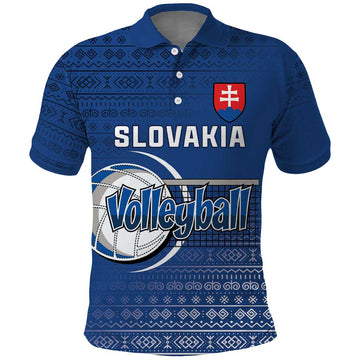 Custom Slovakia Volleyball Polo Shirt Come On Repre LT18