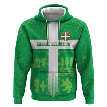 Custom Basque Euskadi Football Hoodie Euskal Selekzioa Go Champion LT18