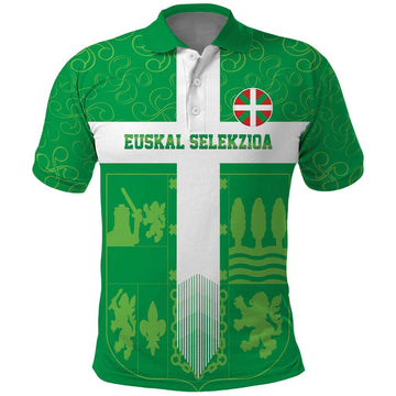 Custom Basque Euskadi Football Polo Shirt Euskal Selekzioa Go Champion LT18