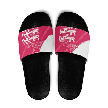 Custom Bailiwick of Jersey Cricket Slide Sandals Jer Lions Champion Pink Version LT18