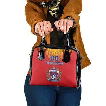 Custom Romania Volleyball Shoulder Handbag Sporty Style LT18